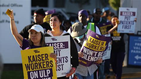 Kaiser workers on strike, beginning largest healthcare walkout in U.S. history